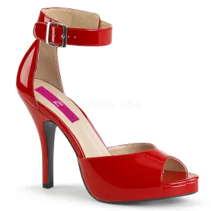 Closed Back Sandal with Ankle Strap and 5-inch Heel 5-colors EVE-02