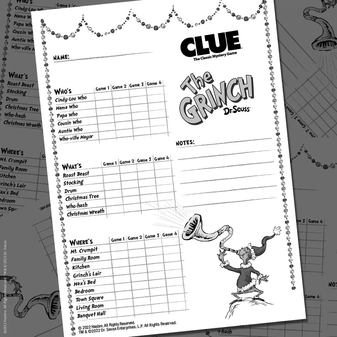 CLUE®: Grinch