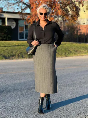 Devon pocket midi skirt - FINAL SALE