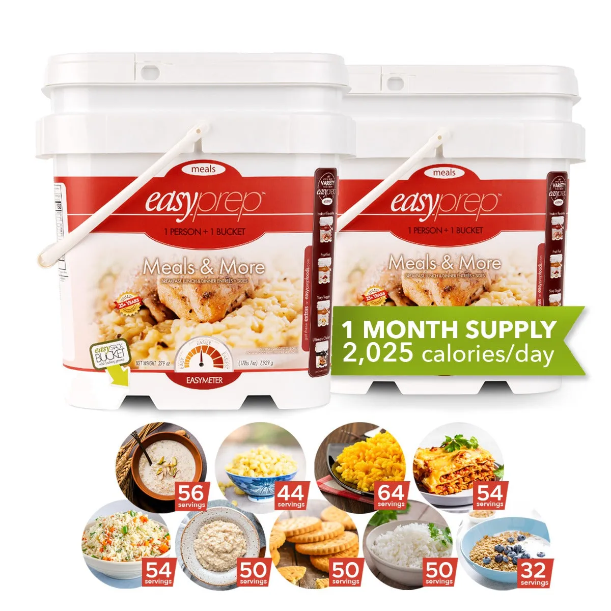 EasyPrep 1-Month Emergency Food Supply