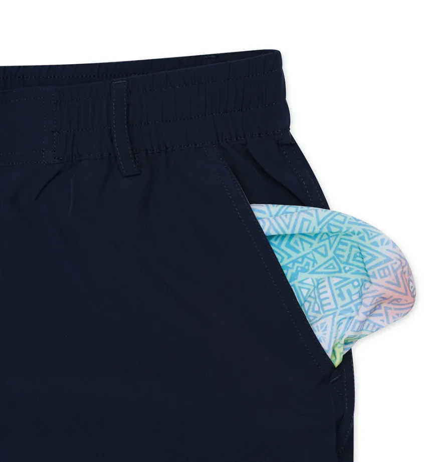 Everyday Short - Deep Water Navy - Mayan Pocket