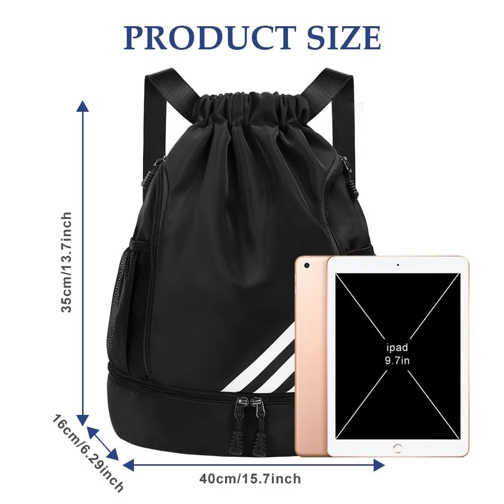 Fashion sports backpacks, gym bag, large capacity drawstring sports bag