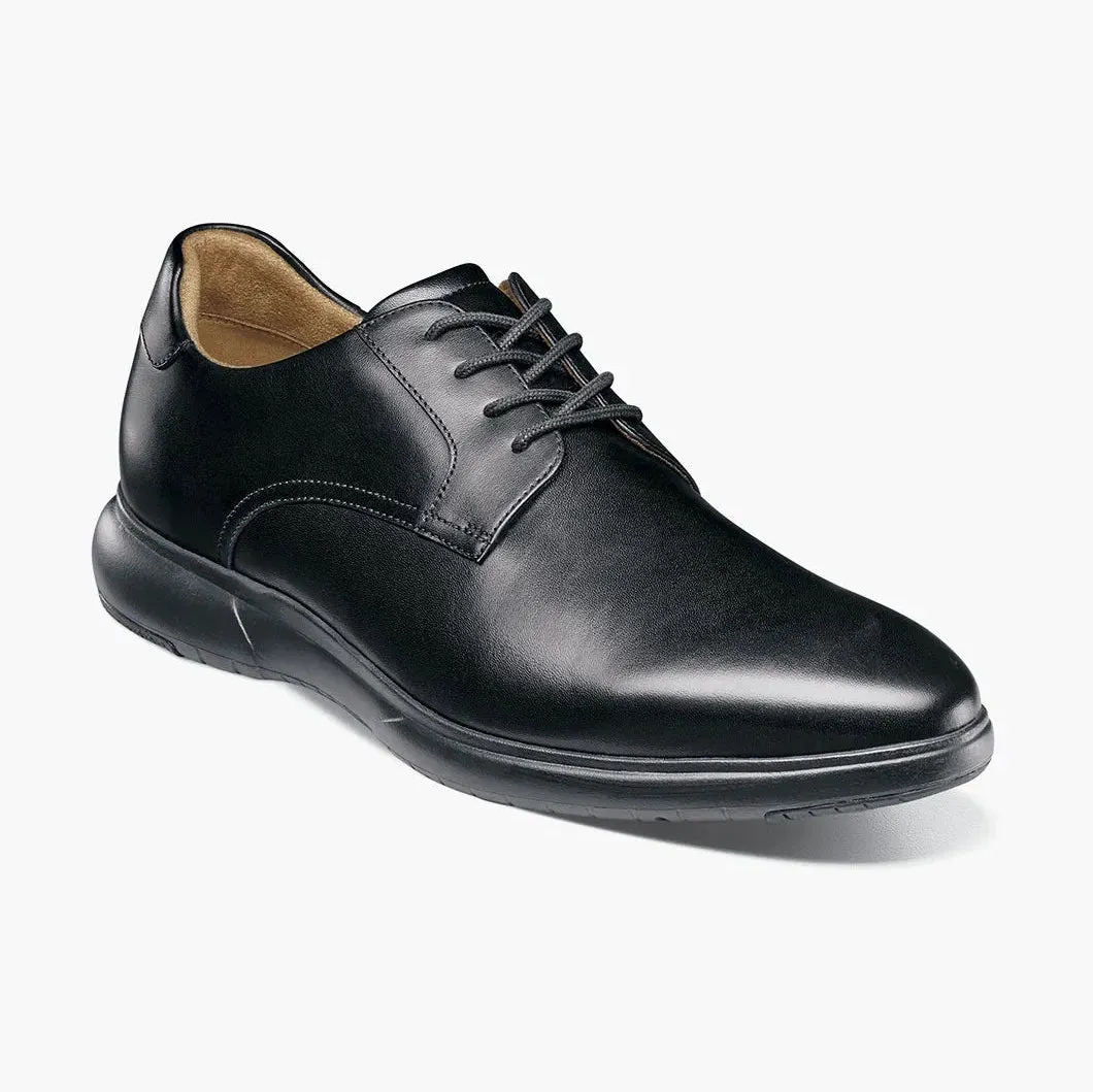 Florsheim Mens Black Lace-up Oxford Leather Dress Shoes