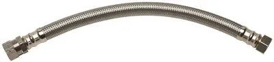 Fluidmaster Water Heater Connector Stainless Steel 3/4 Inch  Fip X 3/4 Inch  Compression Coupling X 18 Inch