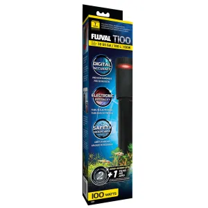 Fluval T100 Fully Electronic Aquarium Heater 100 watt