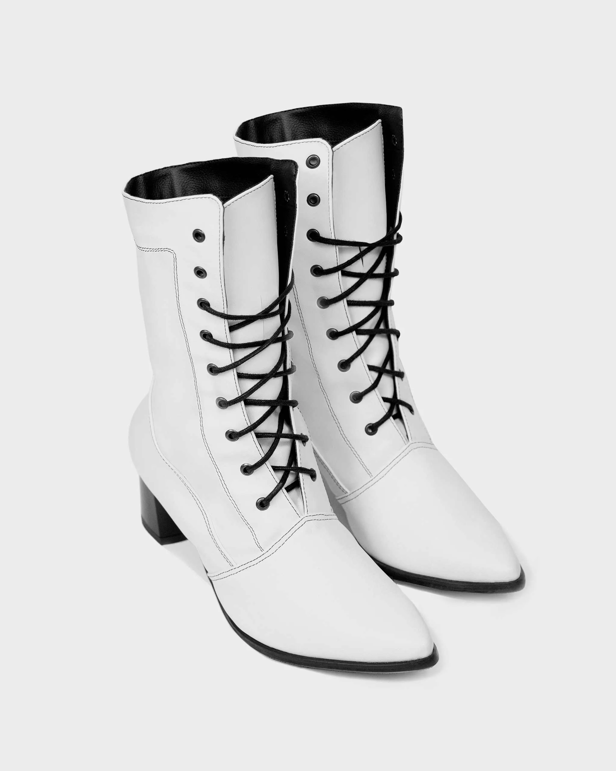 High Boots White cactus leather boots - outet