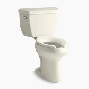 Highline Classic Comfort Height Elongated 1.0 gpf Two-Piece Toilet in Biscuit