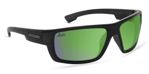 Hobie Eyewear Mojo Float Satin Black Frame with Sea Green Polarized Lens