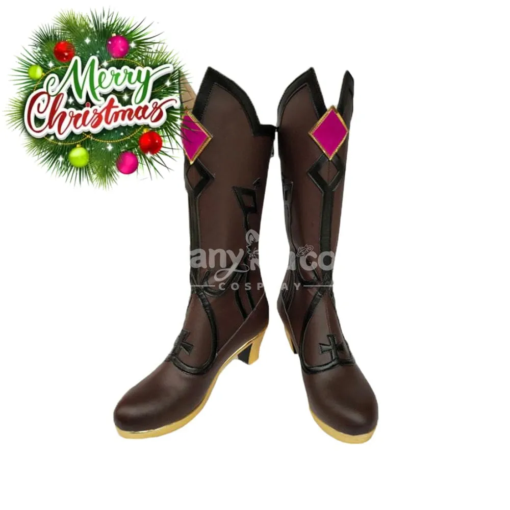 【In Stock】Game Genshin Impact Cosplay Fischl von Luftschloss Narfidort Cosplay Shoes