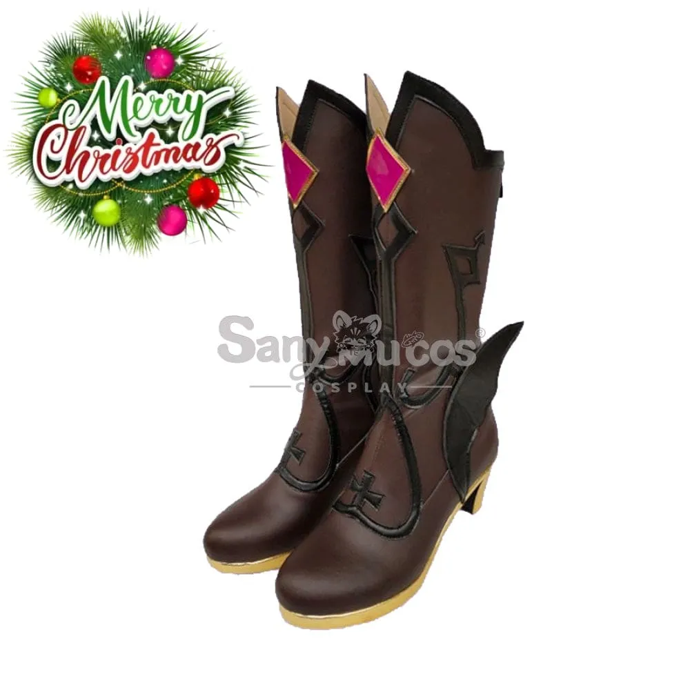 【In Stock】Game Genshin Impact Cosplay Fischl von Luftschloss Narfidort Cosplay Shoes