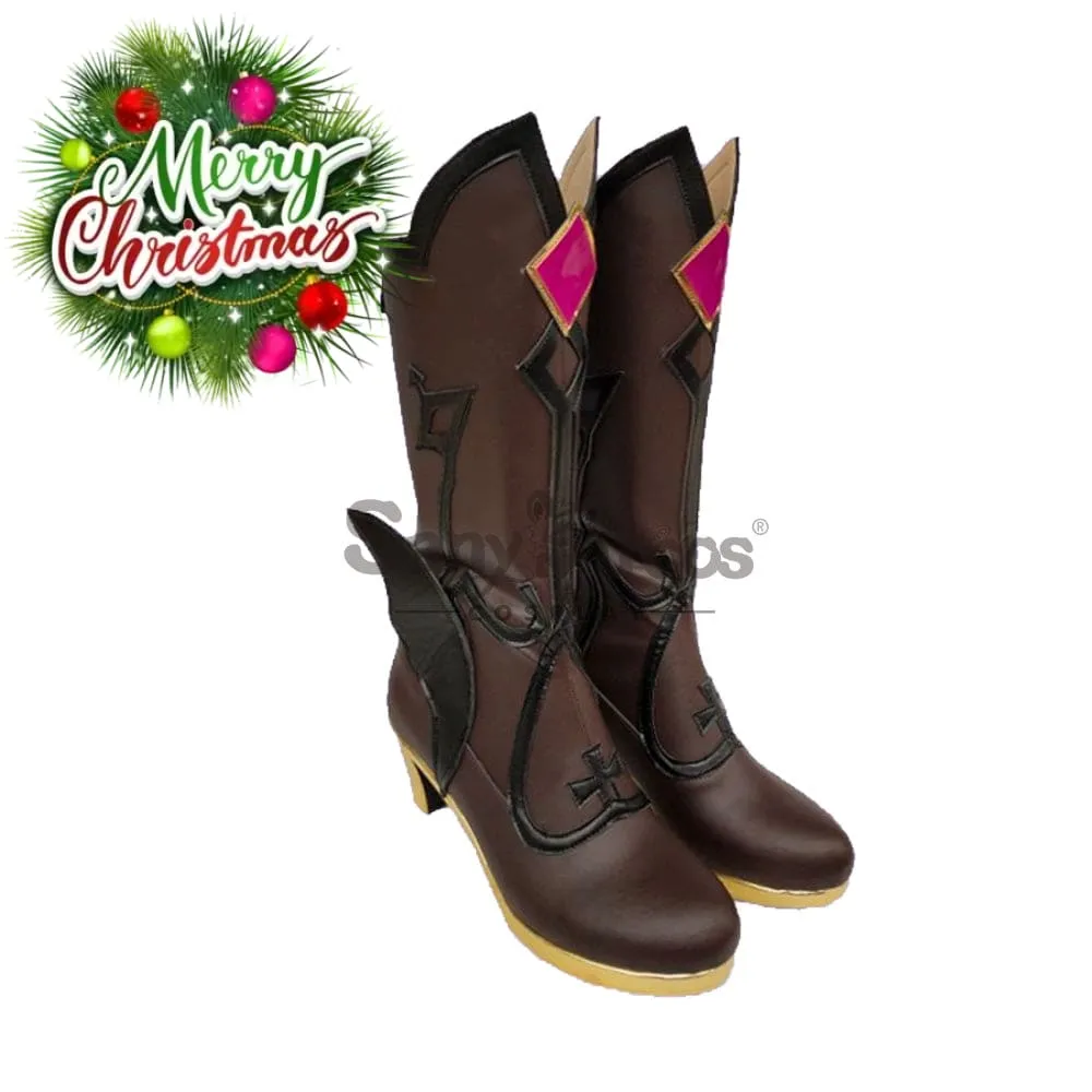 【In Stock】Game Genshin Impact Cosplay Fischl von Luftschloss Narfidort Cosplay Shoes