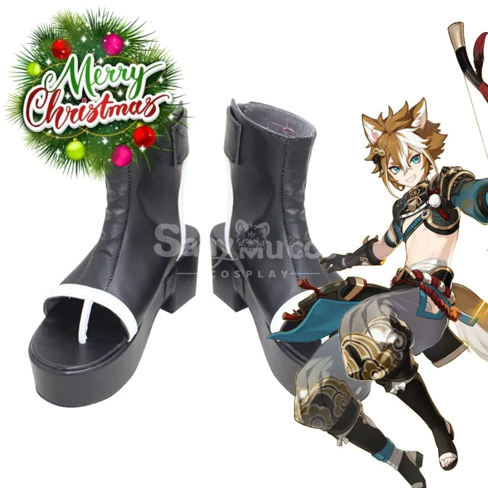 【In Stock】Game Genshin Impact Cosplay Gorou Cosplay Shoes