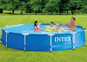 Intex Metal Frame 12' x 30" Above Ground Pool With Filter Pump