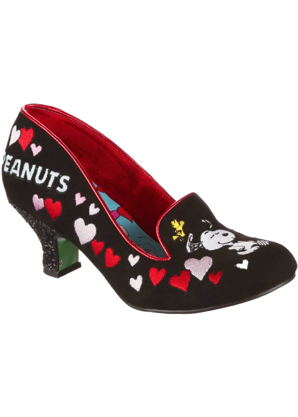 Irregular Choice x Peanuts A Boy And His Beagle Pumps Black