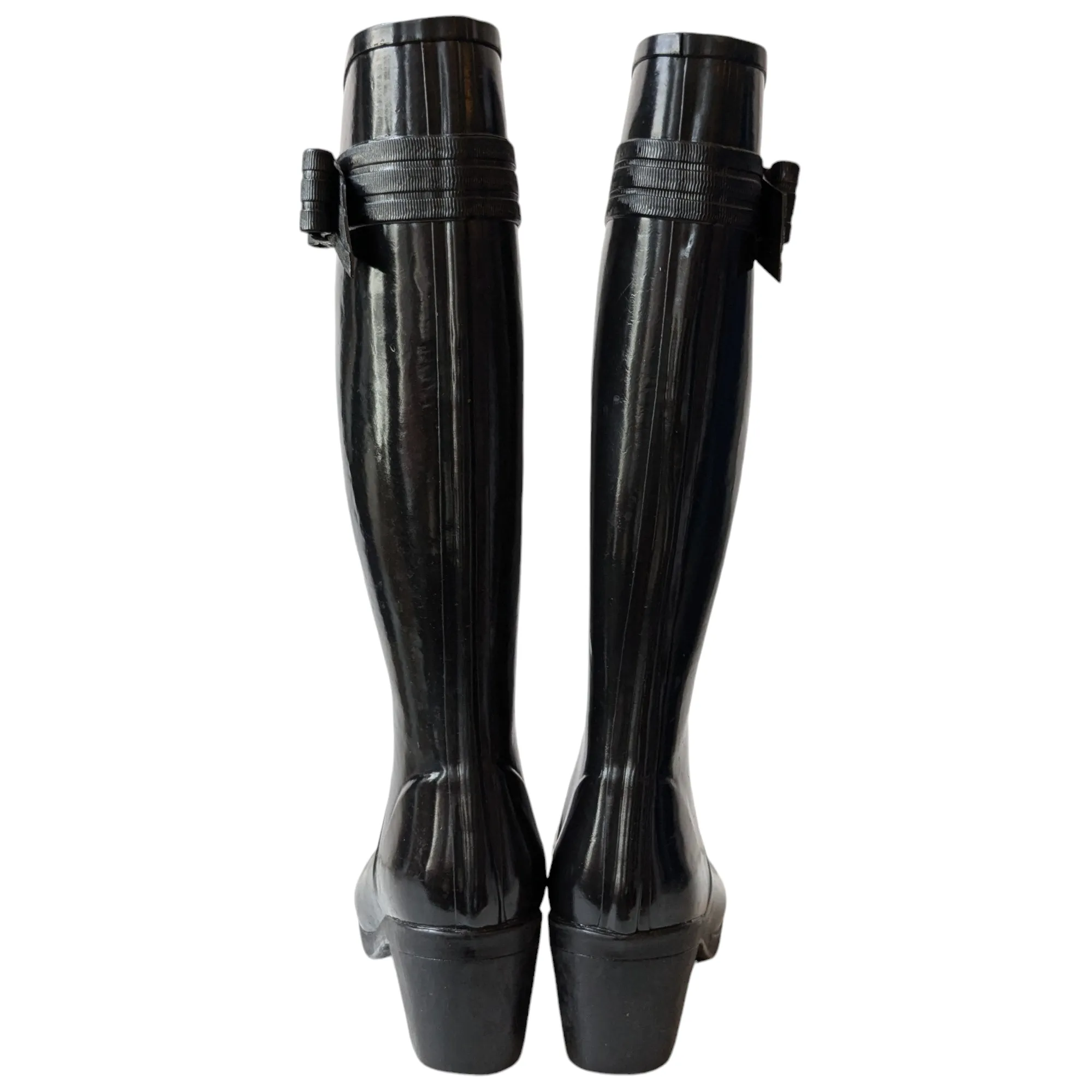 Kate Spade Rubber Bow Accent Rain Boots Size 7