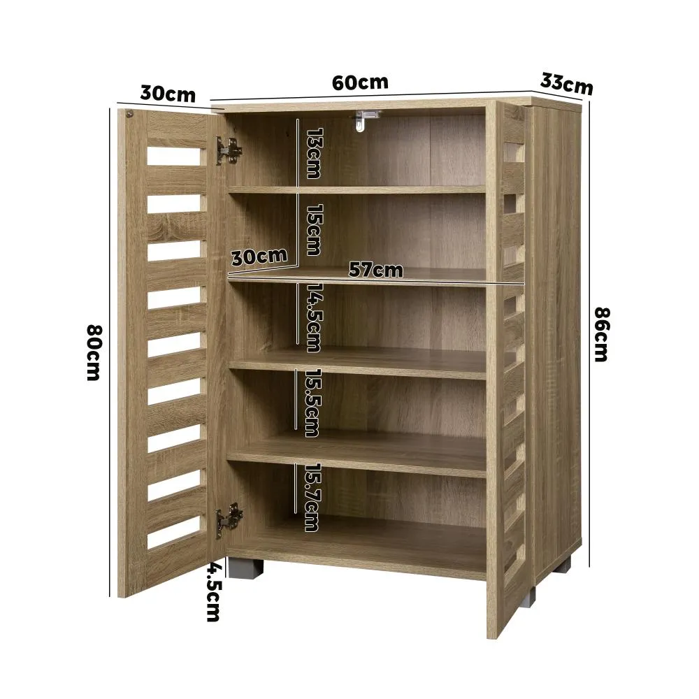 Modern 20-45 Pair Shoe Cabinet | Storage Rack and Organiser | Shoe Storage Organiser by Oikiture