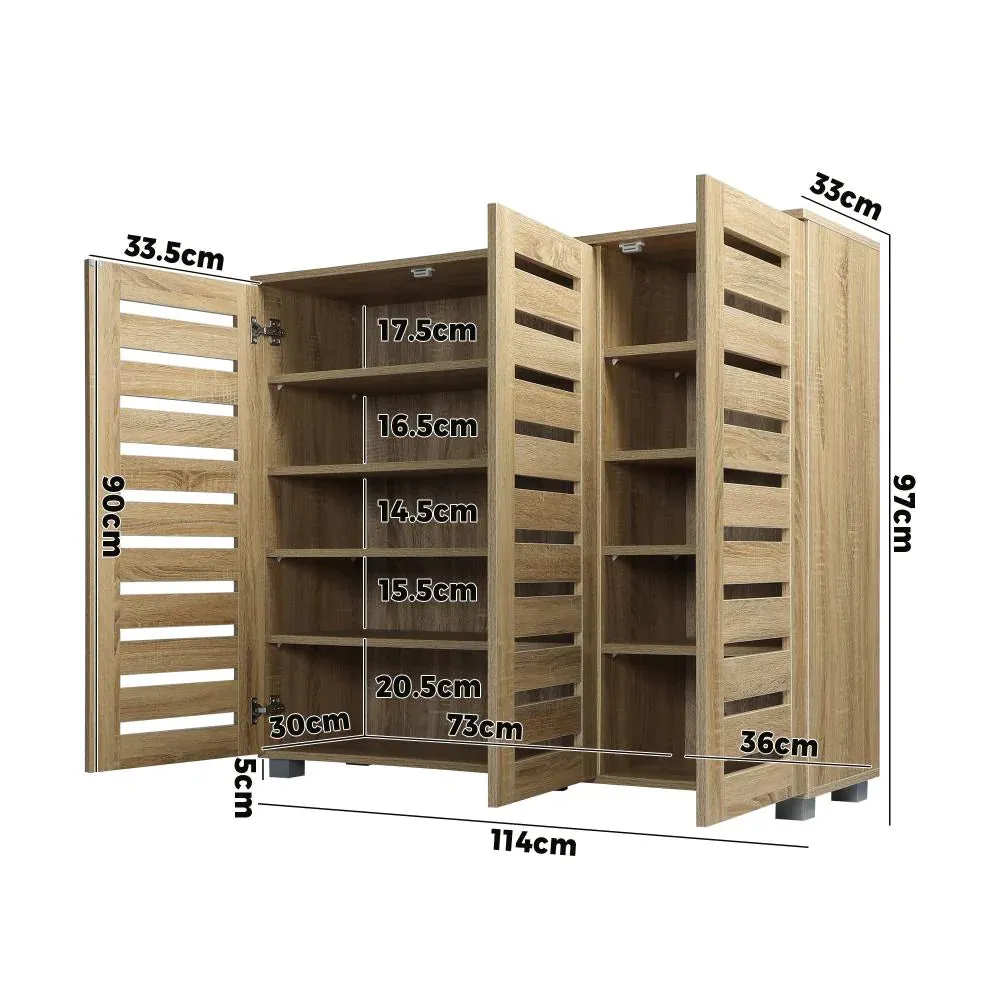 Modern 20-45 Pair Shoe Cabinet | Storage Rack and Organiser | Shoe Storage Organiser by Oikiture