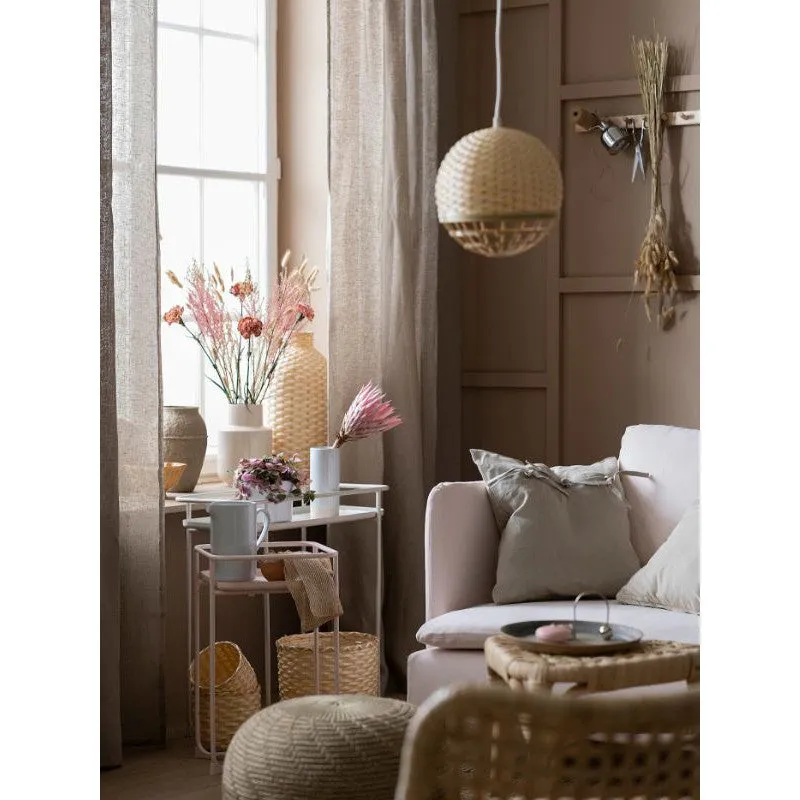 Modern Loft Metal Side Table Flower Stand Rectangle-Pink
