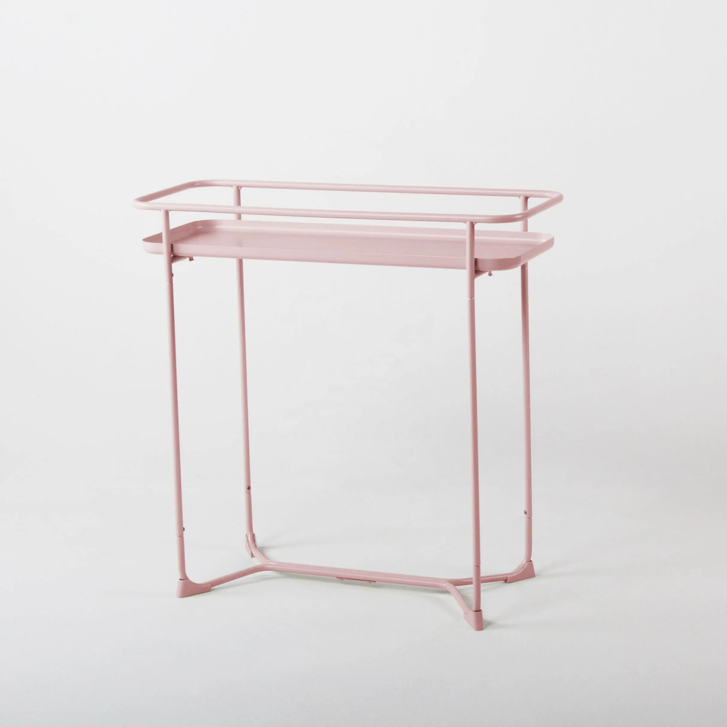 Modern Loft Metal Side Table Flower Stand Rectangle-Pink
