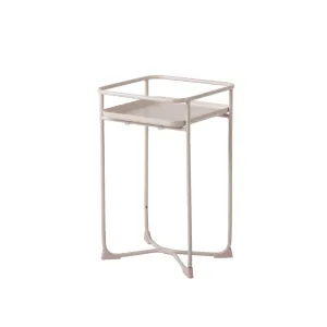 Modern Loft Metal Side Table Flower Stand Square-Pink