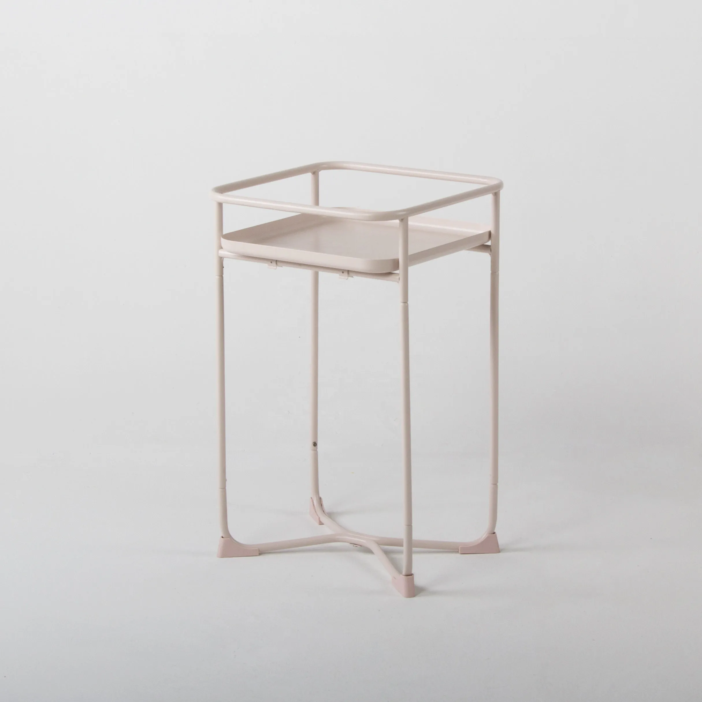 Modern Loft Metal Side Table Flower Stand Square-Pink