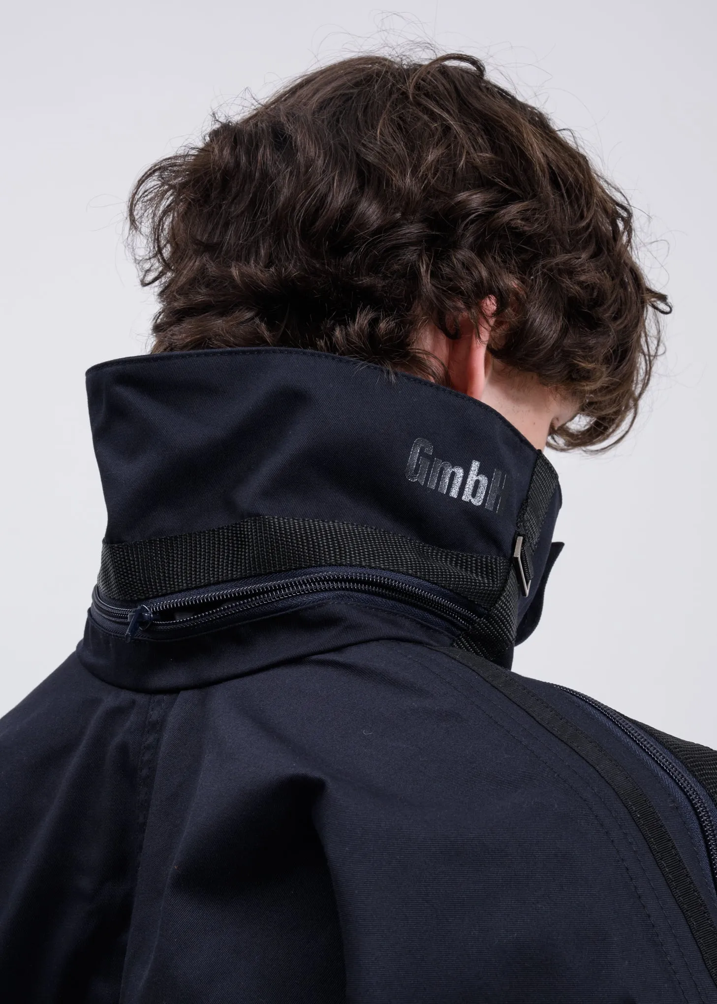 Navy Jeenu Water Proof Rain Jacket