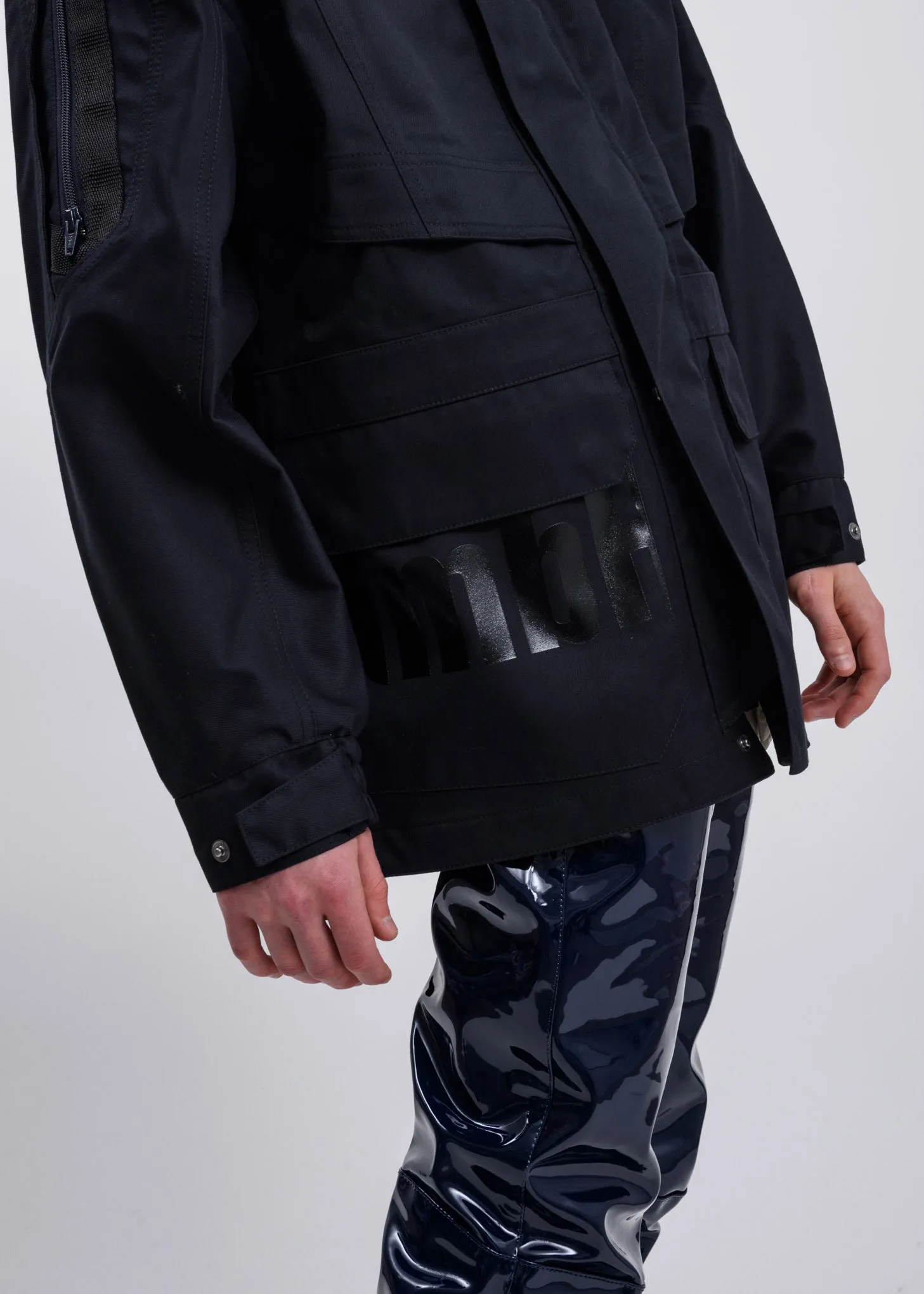 Navy Jeenu Water Proof Rain Jacket