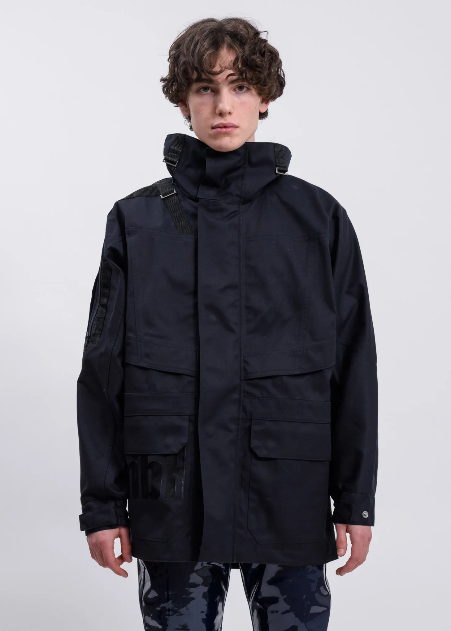 Navy Jeenu Water Proof Rain Jacket