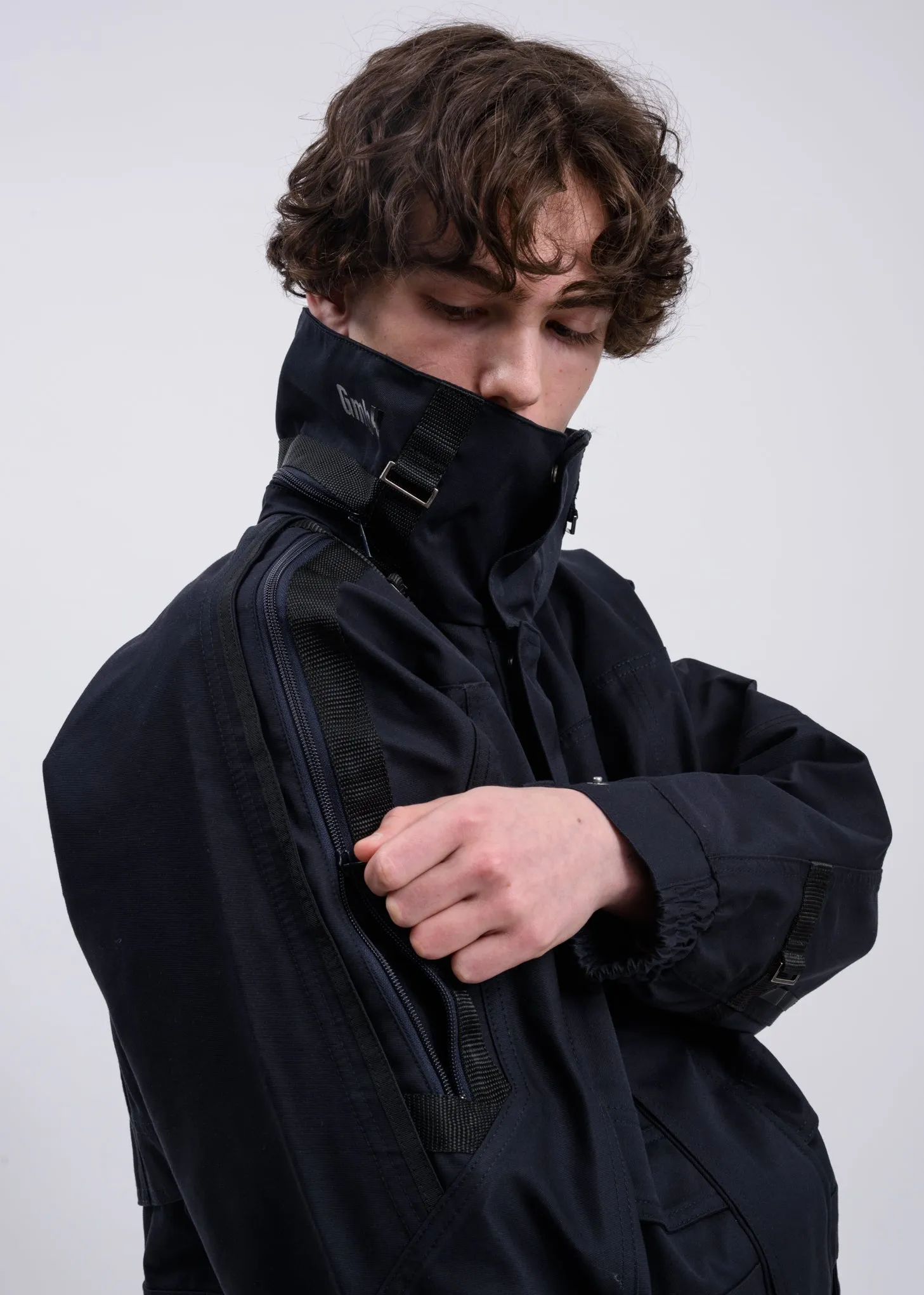 Navy Jeenu Water Proof Rain Jacket