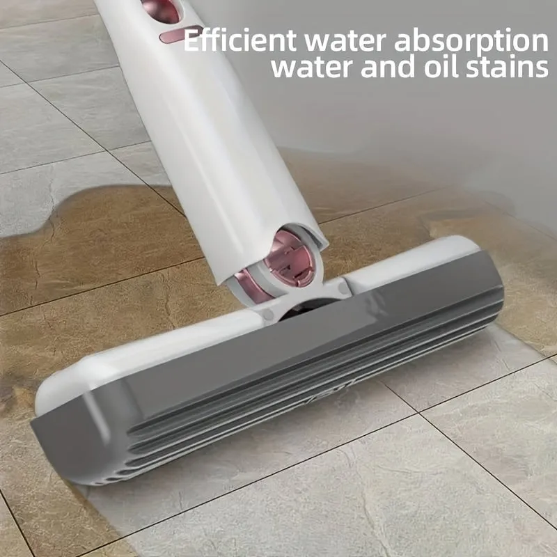 New Portable Self-Squeeze Mini Mop, Lazy Hand Wash-Free Strong Absorbent Mop