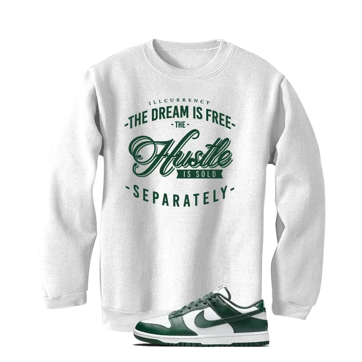 Nike Dunk Low Michigan State White T-Shirt (The dream is free)
