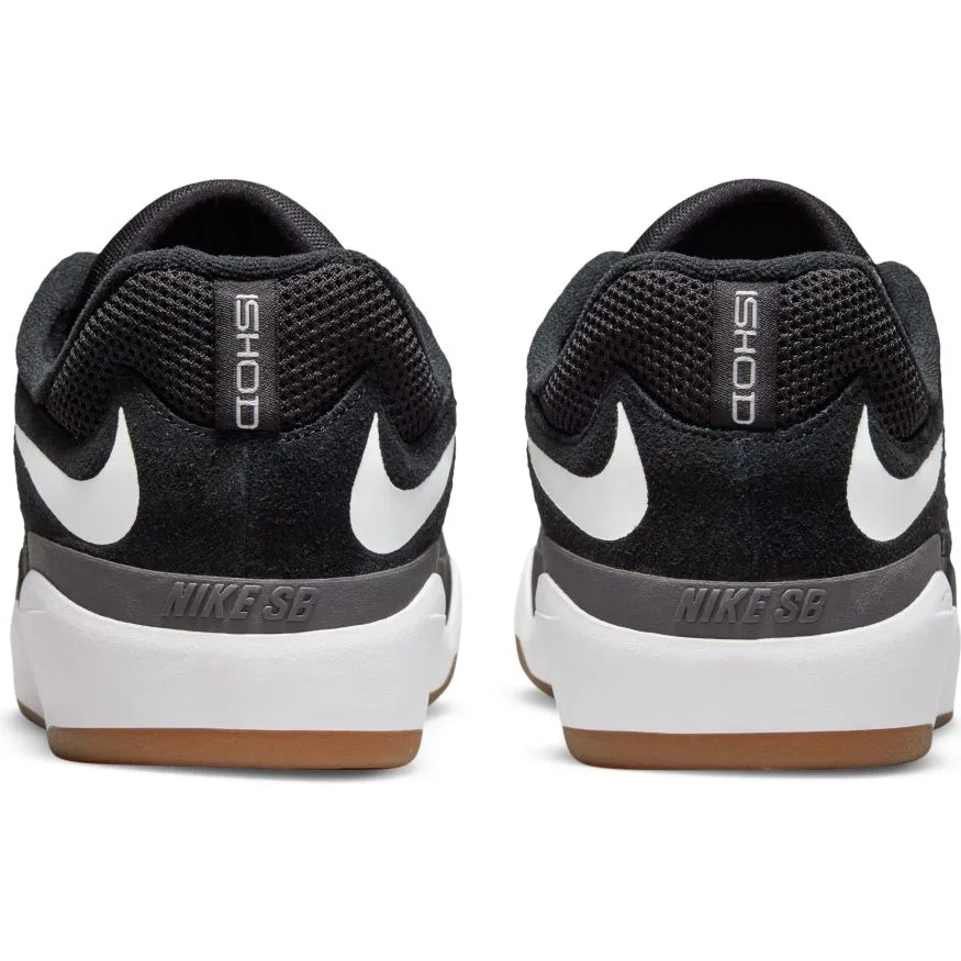 Nike SB Ishod Wair Skateboard Shoe - Black/White-Dark Grey-Black