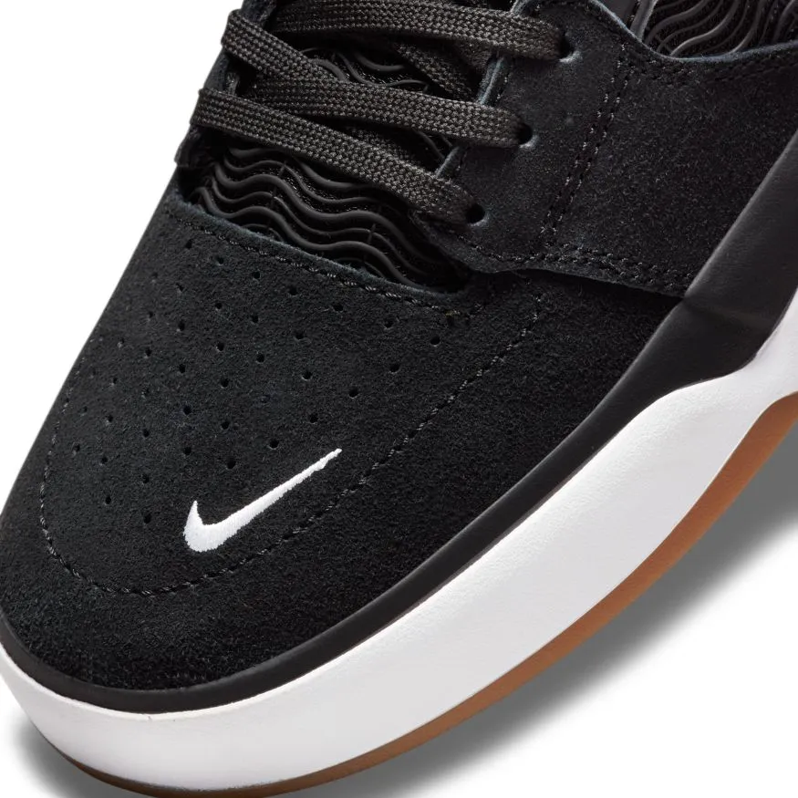 Nike SB Ishod Wair Skateboard Shoe - Black/White-Dark Grey-Black