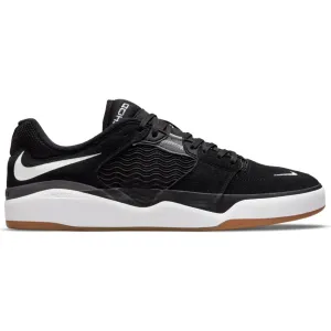 Nike SB Ishod Wair Skateboard Shoe - Black/White-Dark Grey-Black