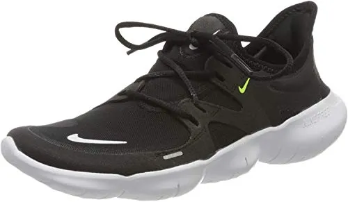 Nike Women's Free Rn 5.0 Black/White-Anthracite-Volt Running Shoes-7 UK (9 US) (AQ1316)