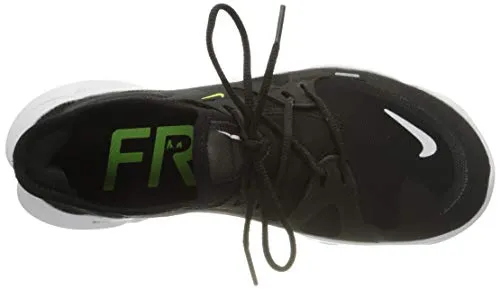 Nike Women's Free Rn 5.0 Black/White-Anthracite-Volt Running Shoes-7 UK (9 US) (AQ1316)