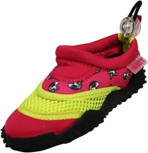 NORTY Tod Girl 5-10 Fuchsia Unicorn Watershoe 38963