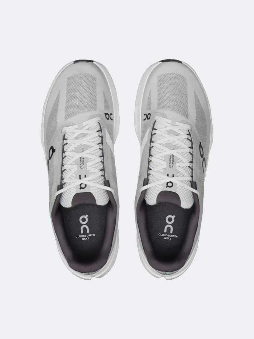 On Cloudsurfer Next Wide Men Running Sneakers Glacier/White