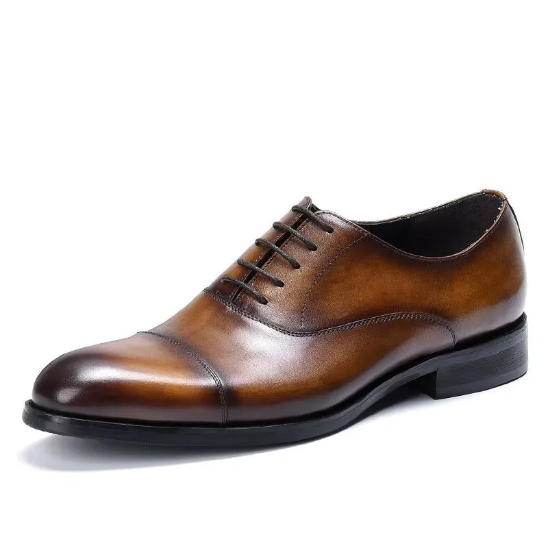 Opulent Cowhide Oxford Dress Shoes