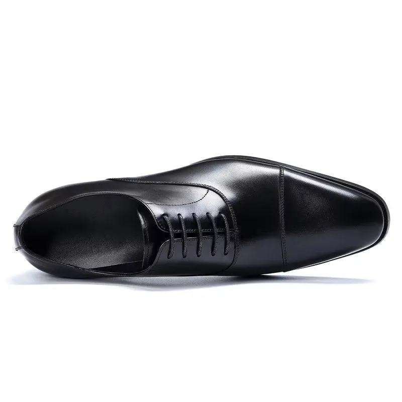 Opulent Cowhide Oxford Dress Shoes