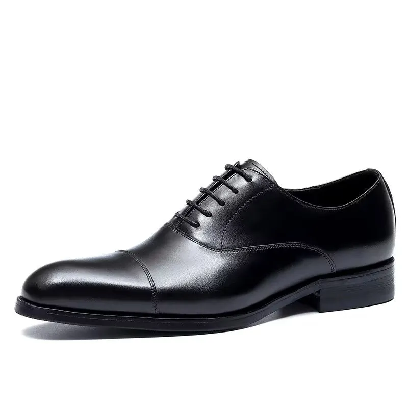 Opulent Cowhide Oxford Dress Shoes