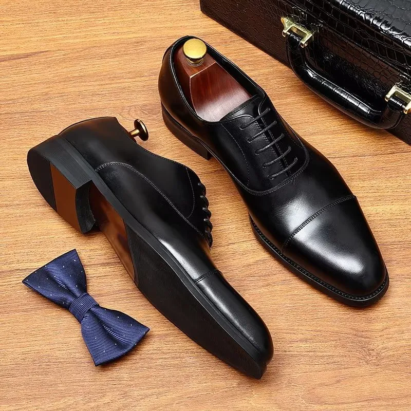 Opulent Cowhide Oxford Dress Shoes