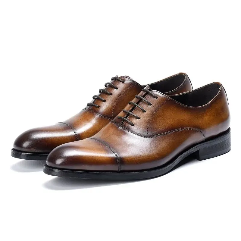 Opulent Cowhide Oxford Dress Shoes