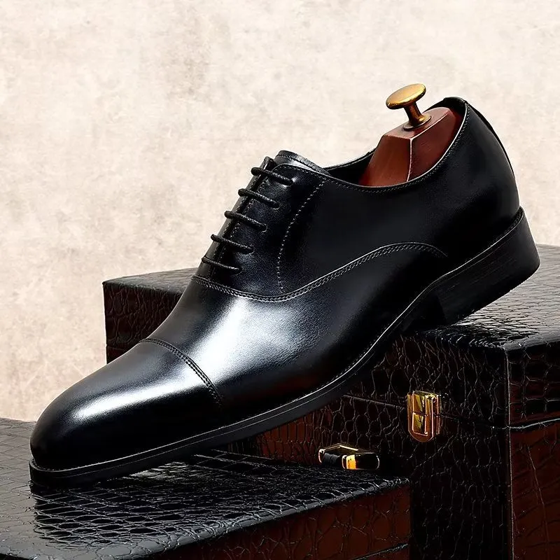 Opulent Cowhide Oxford Dress Shoes