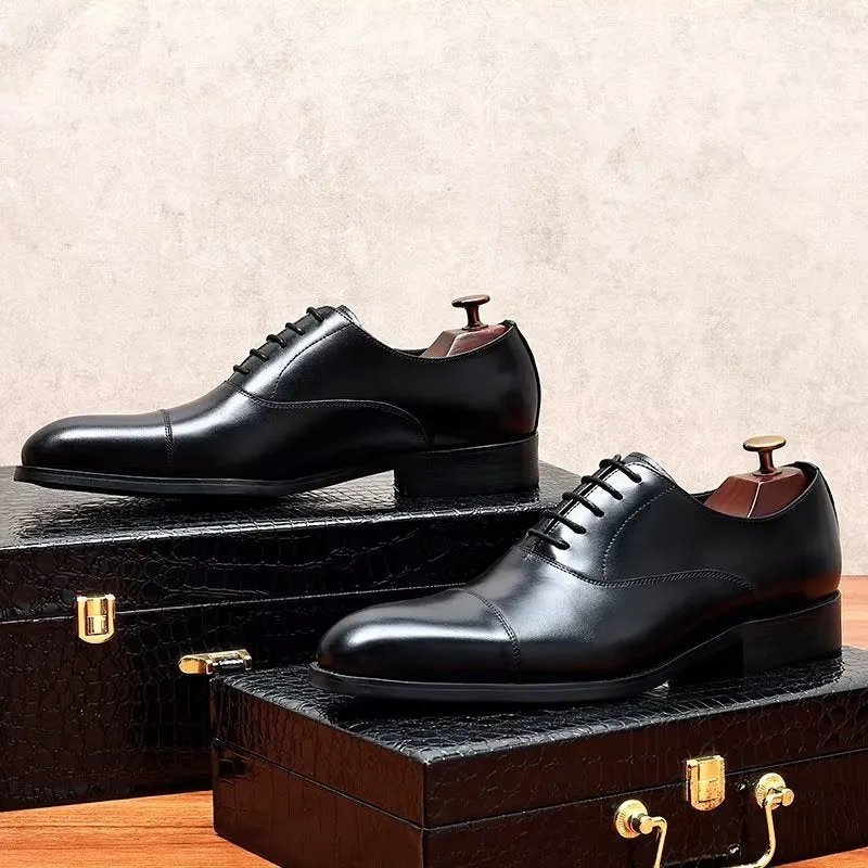 Opulent Cowhide Oxford Dress Shoes