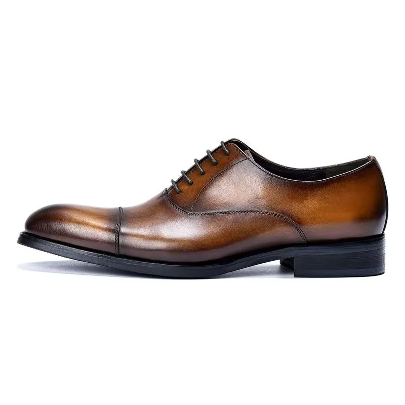 Opulent Cowhide Oxford Dress Shoes