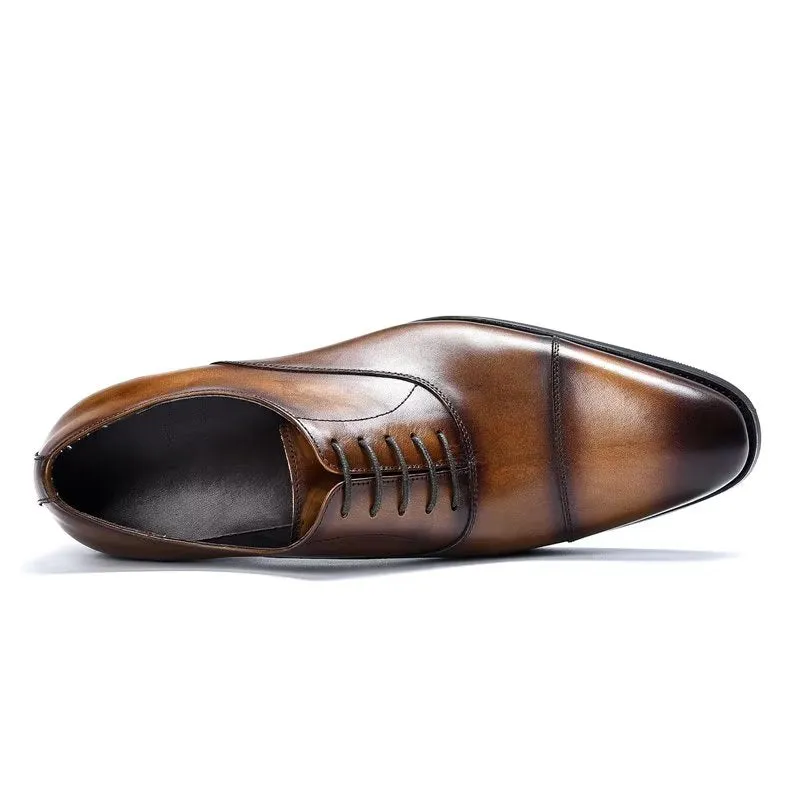 Opulent Cowhide Oxford Dress Shoes