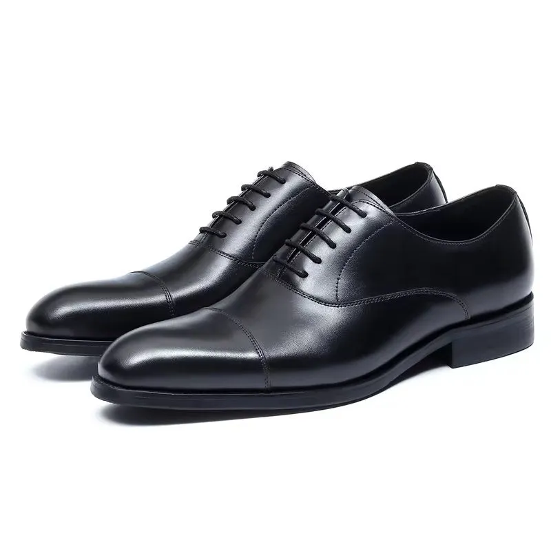 Opulent Cowhide Oxford Dress Shoes