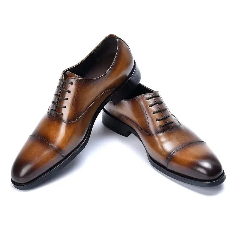 Opulent Cowhide Oxford Dress Shoes