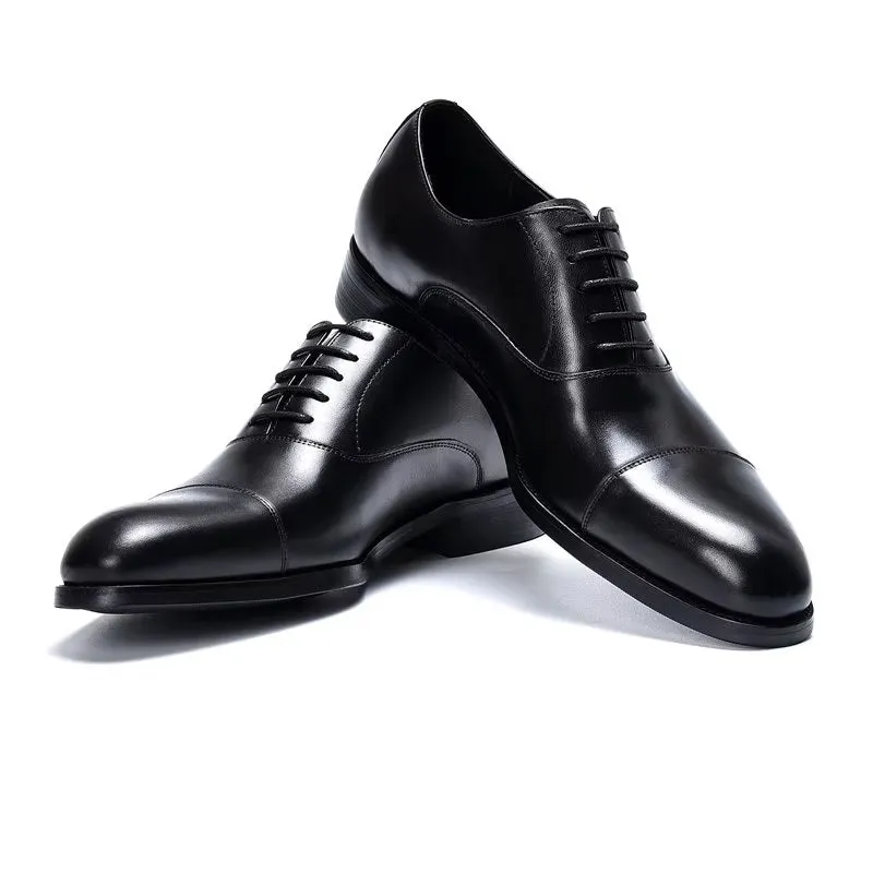 Opulent Cowhide Oxford Dress Shoes